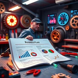 Auto Shop Business Plan icon