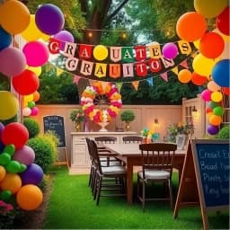 Backyard Graduation Outdoor Graduation Party Ideas icon