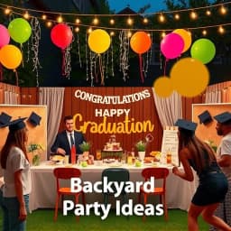 Backyard Graduation Party Ideas icon