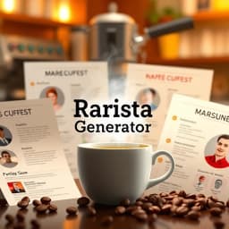 Barista Resume Generator icon