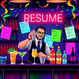 Bartender Resume Examples Generator icon