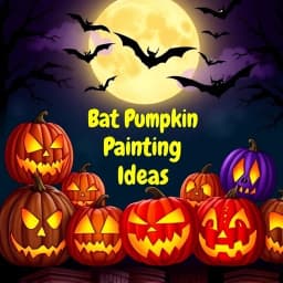 Bat Pumpkin Painting Ideas icon
