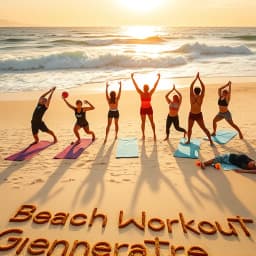 Beach Workout Generator icon