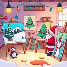 Beginner Christmas Painting Ideas icon
