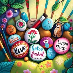 Best Friend Rock Painting Ideas icon