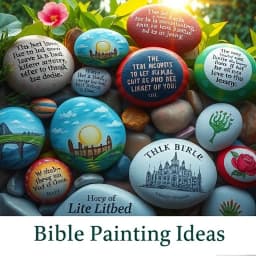 Bible Rock Painting Ideas icon