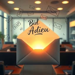 Bid Adieu Email Template icon