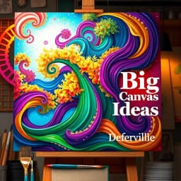Big Canvas Painting Ideas Aesthetic icon
