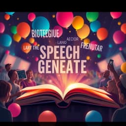 Biographical Speech Generator icon