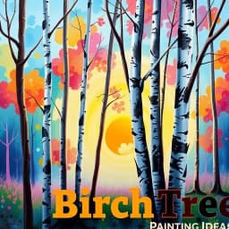 Birch Tree Painting Ideas icon