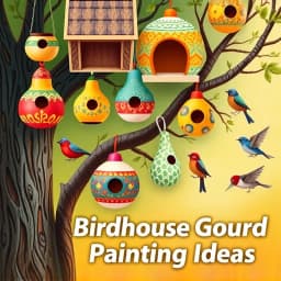 Birdhouse Gourd Painting Ideas icon