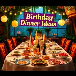Birthday Dinner Ideas icon