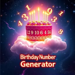 Birthday Number Generator icon