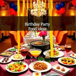 Birthday Party Food Ideas for Adults icon