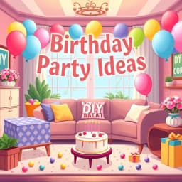 Birthday Party Ideas at Home icon