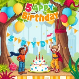 Birthday Party Ideas for 5 Year Old Boy icon