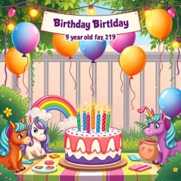 Birthday Party Ideas for 9 Year Old Girl icon