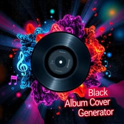 Black Album Cover Generator icon