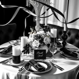 Black and White Party Ideas icon