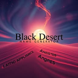 Black Desert Name Generator icon
