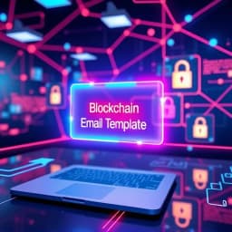 Blockchain Email Template icon