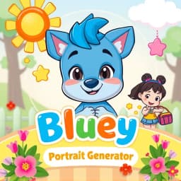 Bluey Portrait Generator icon