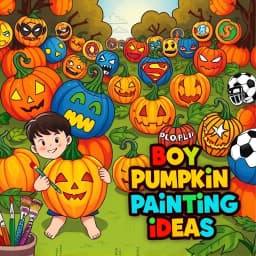 Boy Pumpkin Painting Ideas icon
