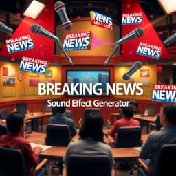 Breaking News Sound Effect Generator icon