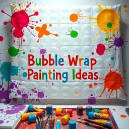 Bubble Wrap Painting Ideas icon