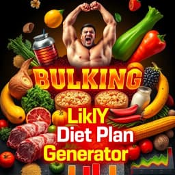 Bulking Diet Plan Generator icon