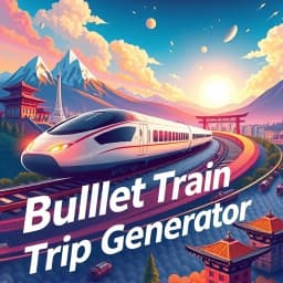 Bullet Train Trip Generator icon