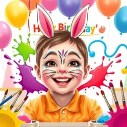Bunny Face Painting Ideas icon