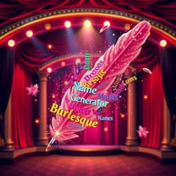 Burlesque Name Generator icon