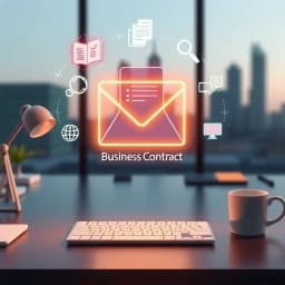 Business Contract Termination Email Template icon