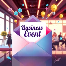Business Event Invite Email Template icon