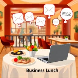 Business Lunch Email Template icon