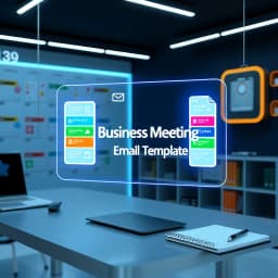 Business Meeting Email Template icon