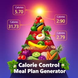 Calorie Control Meal Plan Generator icon