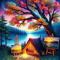 Camping Painting Ideas icon