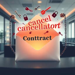 Cancel Contract Email Template icon