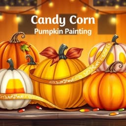 Candy Corn Pumpkin Painting Ideas icon