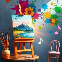 Canvas Painting Ideas For Beginners Step By Step icon
