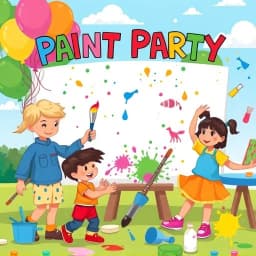 Canvas Painting Kids Paint Party Ideas icon