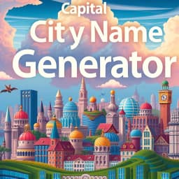 Capital City Name Generator icon