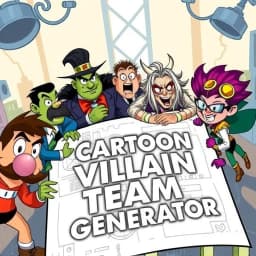 Cartoon Villain Team Generator icon