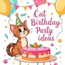 Cat Birthday Party Ideas icon