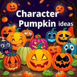 Character Pumpkin Painting Ideas icon