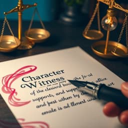 Character Witness Letter Generator icon