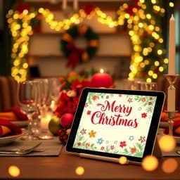 Christmas Dinner Email Template icon