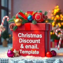 Christmas Discount Email Template icon